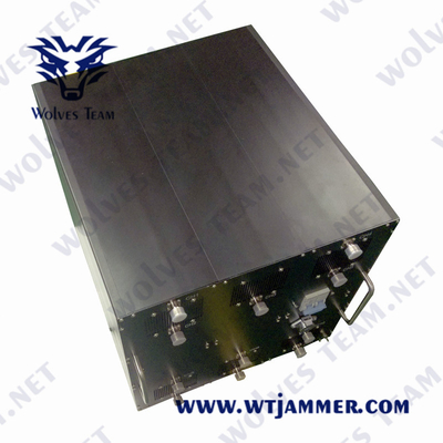 Πολυ Jammer σημάτων οχημάτων ζωνών 135-6000Mhz 1000 μέτρα κυμαίνεται για DDS IED τη βόμβα