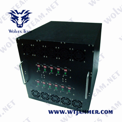 Πολυ Jammer σημάτων οχημάτων ζωνών 135-6000Mhz 1000 μέτρα κυμαίνεται για DDS IED τη βόμβα