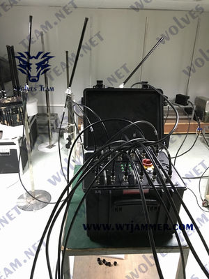 Αγορά Explosionproof Jammer 20-1000MHz βομβών IED σύστημα ανεμιστήρων τηλεχειρισμού ΠΣΤ Lojack GSM 3G 4G 5G WiFi5.8g UHF VHF online manufacture