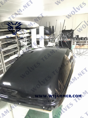 Explosionproof Jammer 20-1000MHz βομβών IED σύστημα ανεμιστήρων τηλεχειρισμού ΠΣΤ Lojack GSM 3G 4G 5G WiFi5.8g UHF VHF