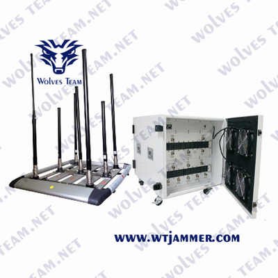 Πολυ - Jammer 20-3600MHz σημάτων βομβών οχημάτων ζωνών Jammer λειτουργία λογισμικού οργάνων ελέγχου μηχανών 1000 μέτρα