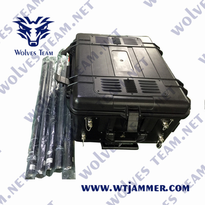 Walky-Talky ισχυρό UHF VHF σημάτων VHF κυψελοειδές NMT φορητό ασύρματο Jammer σημάτων φραγμών Wifi/Bluetooth