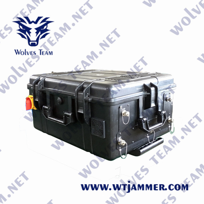 Walky-Talky ισχυρό UHF VHF σημάτων VHF κυψελοειδές NMT φορητό ασύρματο Jammer σημάτων φραγμών Wifi/Bluetooth