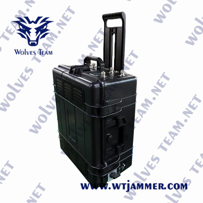 Ισχυρό Jammer GPSL1-L5 τηλεφωνικών σημάτων κυττάρων GSM WiFi UHF Blocker VHF υψηλή τεχνολογία λαστιχένιες κεραίες