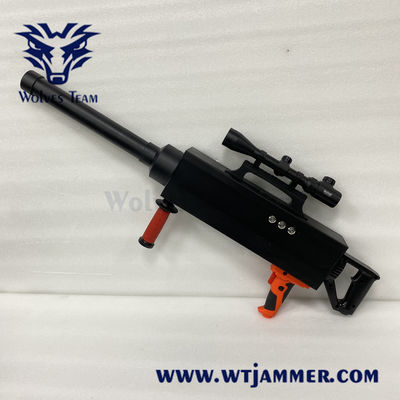 Αγορά 2000 μέτρα Αντι UAV Drone Jammer WIFI2.4 / 5.8G Χεριζόμενο Πυροβόλο Σχήμα online manufacture