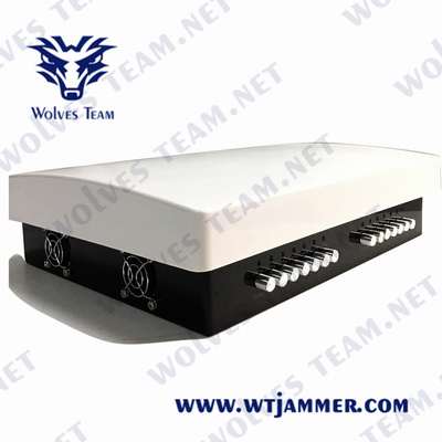 16 Jammer σημάτων ζωνών διευθετήσιμο 5G ΠΣΤ VHF UHF GSM CDMA 3G 4G WIFI