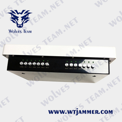 16 Jammer σημάτων ζωνών διευθετήσιμο 5G ΠΣΤ VHF UHF GSM CDMA 3G 4G WIFI