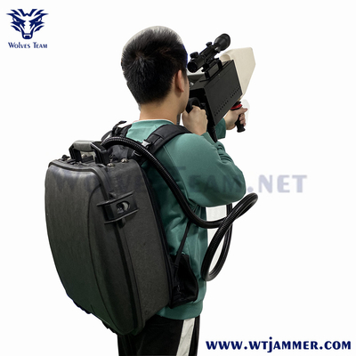 Jammer 5000M σημάτων κηφήνων ΠΣΤ WIFI5.8G σακιδίων πλάτης ασφάλειας στρατιωτική VIP προστασία