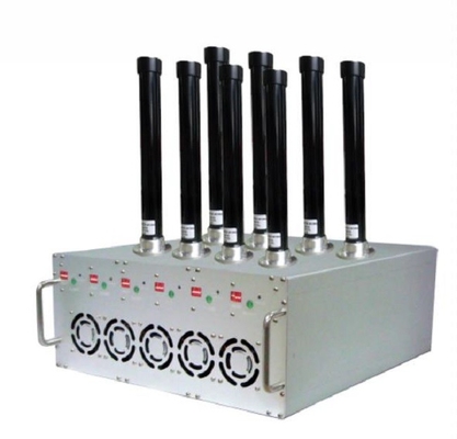240W 8 ενώνει την εσωτερική Jammer σημάτων 2G 3G 4G 5G WIFI πρόσθετη πολυμερή μπαταρία λίθιου