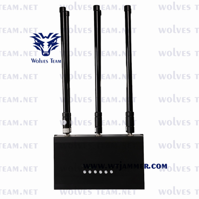 Προσαρμοσμένα PC 3G 4G GSM όλο Jammer 30W τηλεφωνικών σημάτων κυττάρων διευθετήσιμη δύναμη