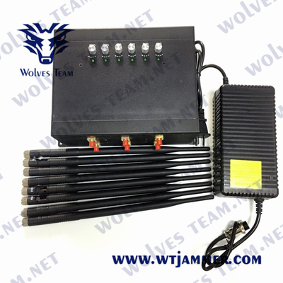 Jammer σημάτων 50-70Mhz 30W χαμηλής συχνότητας GSM υπολογιστών γραφείου CDMA