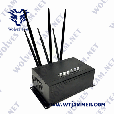 50-70Mhz χαμηλής συχνότητας εσωτερική Jammer 30W σημάτων διευθετήσιμη δύναμη