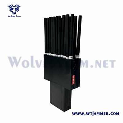 Αγορά 22 ζώνες 2G 3G 4G 5G L1 L2 L5 Lojack WiFi GPS Jammer RF 315 / 433 / 868MHz online manufacture