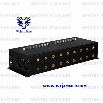 18 Jammer σημάτων κεραιών 30W 35W ισχυρό ΠΣΤ WIFI 5.8G 3G 4G 5G