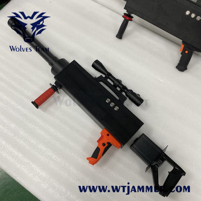 Αγορά Φορητό φορητό GPSL1, WIFI2.4G, Jammer κηφήνων σημάτων 5.8g με το χρόνο εργασίας μπαταριών 1 ώρα online manufacture