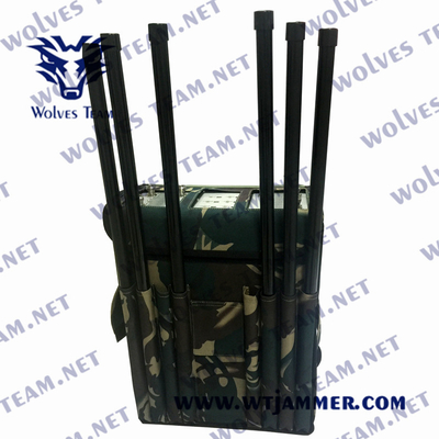 WiFi5.8G πολυ Jammer 3G 4G 5G σημάτων ζωνών RF με την κεραία Omni