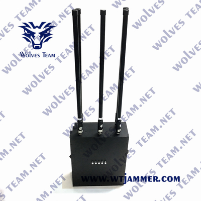 Jammer 10 σημάτων υψηλής δύναμης 120W WIFI Bnads μέχρι το ποσοστό 200m