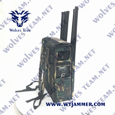 Jammer 10 σημάτων υψηλής δύναμης 120W WIFI Bnads μέχρι το ποσοστό 200m