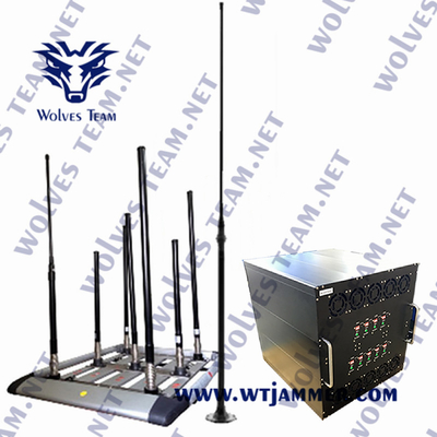 350W Jammers συσκευών οχημάτων ακολουθώντας ΠΣΤ WIFI2.4G WIFI5.8G μέχρι 2000M