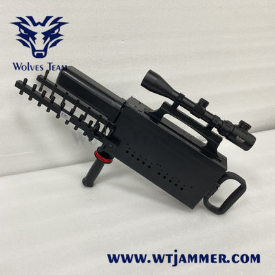 Αγορά 35w 2500m Jammer κηφήνων WIFI φορητό Blocker σημάτων ΠΣΤ μορφής πυροβόλων όπλων online manufacture