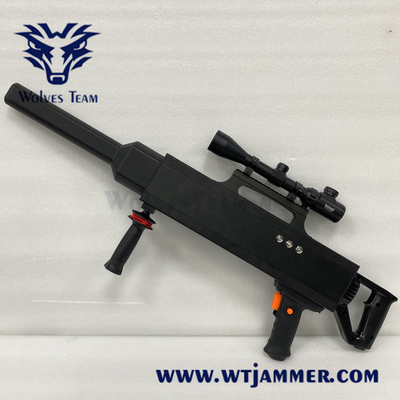 Uav 1200m Jammer σημάτων κηφήνων τύπος 400MHz 5800MHz 430MHz 470MHz πυροβόλων όπλων