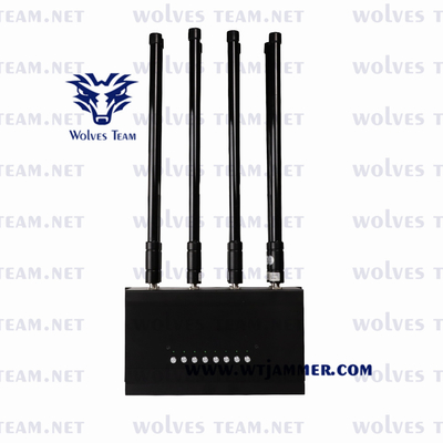 8 Ρυθμιζόμενες Ζώνες Προσαρμοσμένο GSM 2g 3G 4G 5g All Phone Signal Jammer