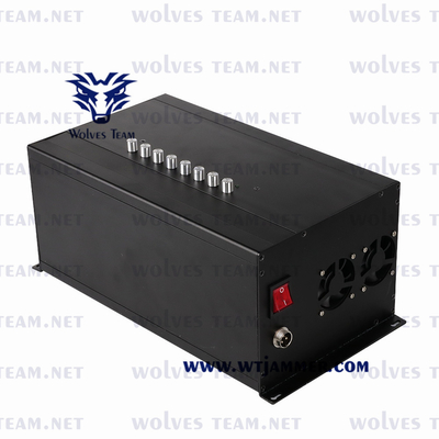 8 Ρυθμιζόμενες Ζώνες Προσαρμοσμένο GSM 2g 3G 4G 5g All Phone Signal Jammer