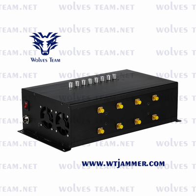 8 Ρυθμιζόμενες Ζώνες Προσαρμοσμένο GSM 2g 3G 4G 5g All Phone Signal Jammer