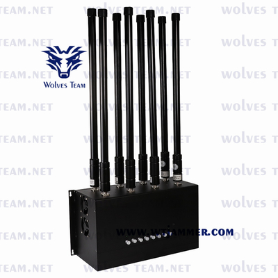 8 Ρυθμιζόμενες Ζώνες Προσαρμοσμένο GSM 2g 3G 4G 5g All Phone Signal Jammer