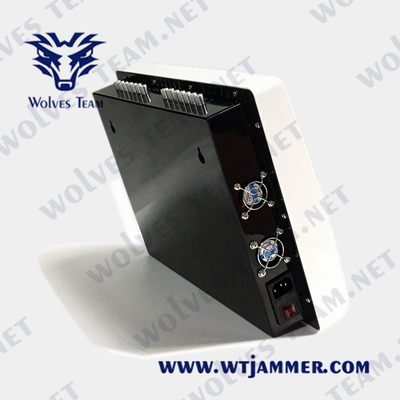 Κυψελοειδές Jammer 100 σημάτων 700MHz-6000MHz μετρά κινητό τηλεφωνικό Jammer GSM 3G 4G 5G