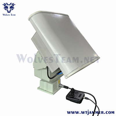 60W UAV σήμα jammer Drone σήμα scrambler Για VIP ασφαλή διαρροή πληροφοριών