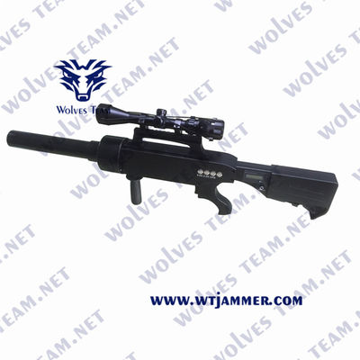 Αγορά Μεταφορτωμένο αντιατμοσφαιρικό παρεμβολικό όπλο σχήμα WIFI2.4G/5.8G GPS UAV σήμα παρεμβολικό 2500 μέτρα online manufacture