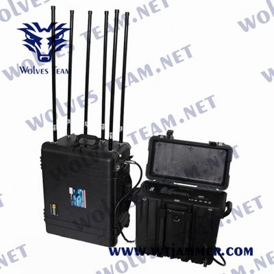 Αγορά 4 ζώνες Drone GPS Jammer Rf 800/900 Mhz 3000 μέτρα Wifi2.4g/5.8g online manufacture