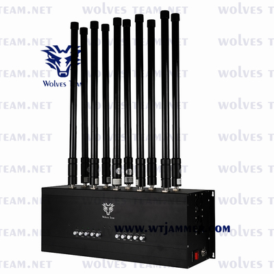 100 Meter Desktop Cell Phone Signal Jammer Για GSM PCS DCS CDMA 3G 4G 5G Σήμα