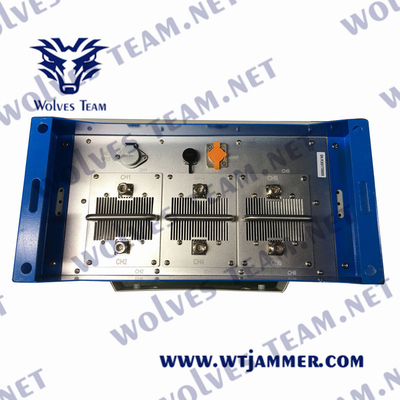 Στρατιωτικό σήμα GPS Jammer Ανερόφθαλμος εξωτερικός 2000m WIFI 5.8G UAV Drone