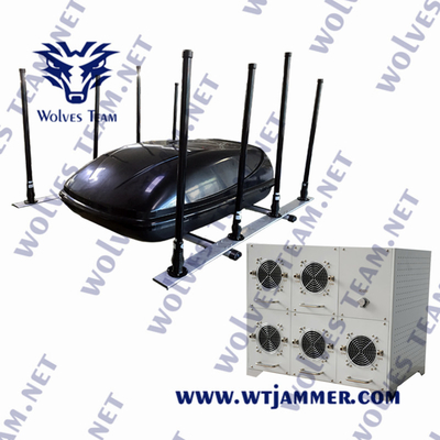 Wt601812 1200w 12 ζώνες κινητό τηλέφωνο αποκλειστήρα για το αυτοκίνητο