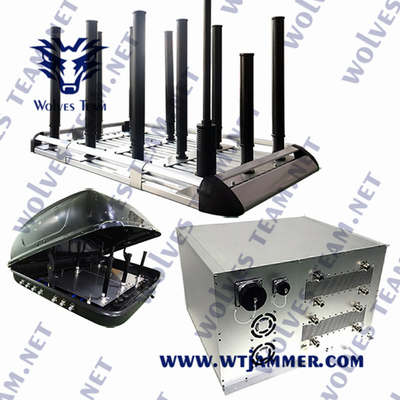 Αδιάβροχο IP65 Οχήμα Dds Προγραμματιζόμενο 20-6000mhz VIP Προστασία Σύστημα παρεμβολής Ασύρματο παρεμβολικό