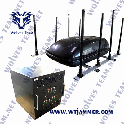 Αδιάβροχο IP65 Οχήμα Dds Προγραμματιζόμενο 20-6000mhz VIP Προστασία Σύστημα παρεμβολής Ασύρματο παρεμβολικό