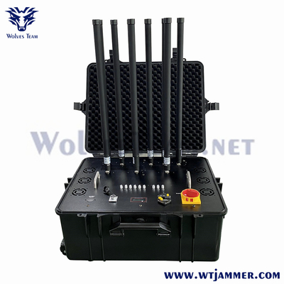 Φορητός τύπου 8 ζώνες GPS WiFi GSM 3G 4G 5G κινητό τηλέφωνο σήμα jammer Factory τιμή