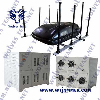 6 ζώνες υψηλής ισχύος WiFi1.2g WiFi2.4G WiFi5.8 GSM900 Οχήμα Drone Jammer