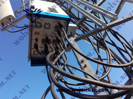 2500 μέτρα VIP Προστασία Άμυνα RF GPS WIFI5.8G σήμα Drone Jammer
