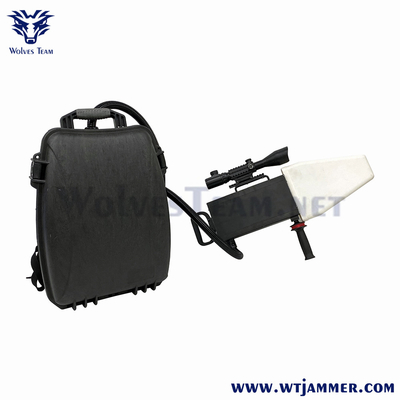 8 μπάντες Drone Jammer ισχυρό στρατιωτικό Manpack VIP Προστασία Άμυνα