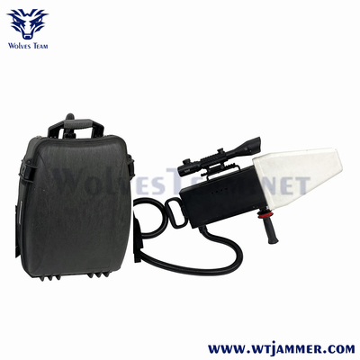 8 μπάντες Drone Jammer ισχυρό στρατιωτικό Manpack VIP Προστασία Άμυνα