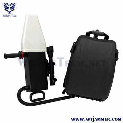 8 μπάντες Drone Jammer ισχυρό στρατιωτικό Manpack VIP Προστασία Άμυνα