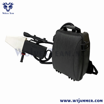 Μέχρι 4000m Jamming Range High Power Drone Jammer για την άμυνα προστασίας VIP Manpack