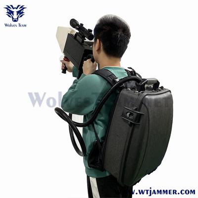 Μέχρι 4000m Jamming Range High Power Drone Jammer για την άμυνα προστασίας VIP Manpack