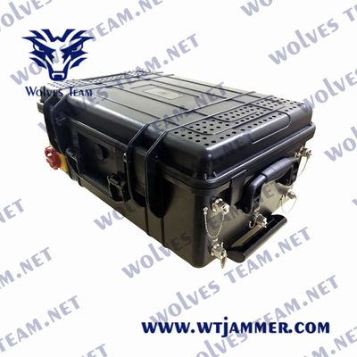 Στρατιωτικό Στρατό 10 Ομάδες Drone Jammer Anti Uav Jammer μέχρι 5000 μέτρα