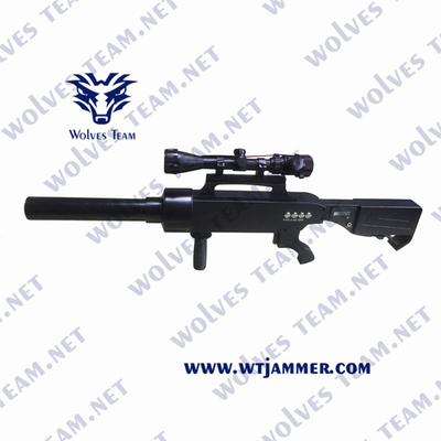 1000m φορητό UAV Jammer 3 ζώνες χειροκίνητο GSM WiFi 2.4G WiFi 5.8g GPS σήμα Drone Jammer