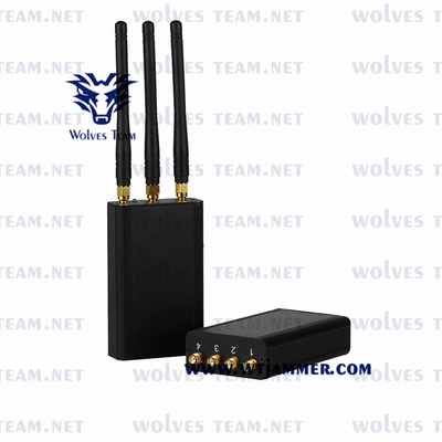 Φορητό χειροκίνητο RF 315/433/915MHz Σημείο Τζάμερ Αμαξοκίνητο τηλεχειριστήριο Τζάμερ 100 μέτρα
