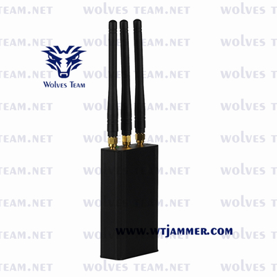 Φορητό χειροκίνητο RF 315/433/915MHz Σημείο Τζάμερ Αμαξοκίνητο τηλεχειριστήριο Τζάμερ 100 μέτρα